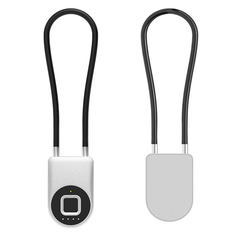 Cord Padlock, Fingerprint Cable Lock 38MM, Phone App Padlock, Customizable laser engraving patterns and text